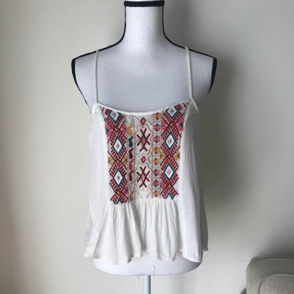 UO Ecote Rhapsody Embroidered Cami Top - Picture 4 of 7